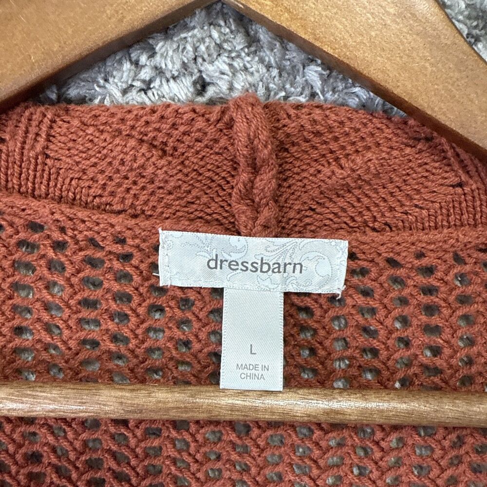 Vtg Dressbarn Women’s Open Cardigan Sweater Flare Sleeve Large Hippie - Picture 7 of 16
